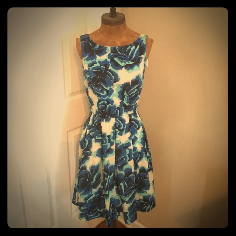 Anthropologie Porridge Floral Burnout Dress